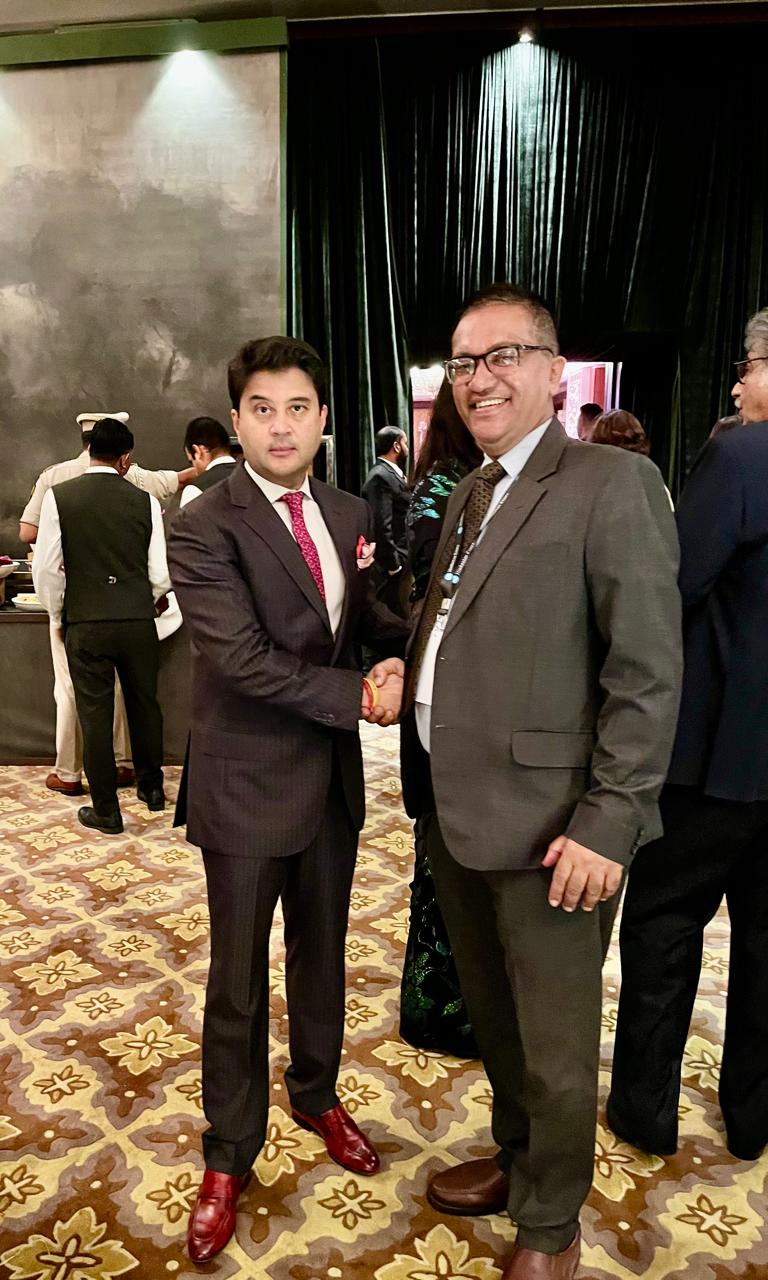 Promising Collaboration with Sh Jyotiraditya Scindia Ji on the WTCBIA Platform